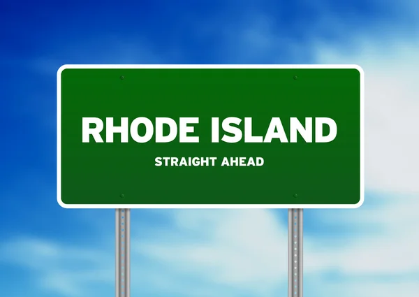 Rhode Island Panneau routier — Photo
