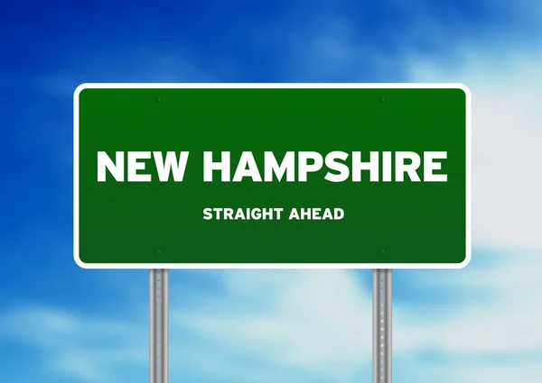 Panneau routier du New Hampshire — Photo