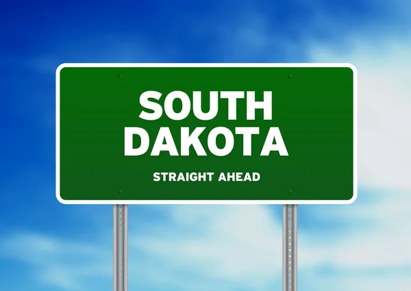 Знак шосе Південна Дакота — стокове фото