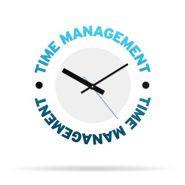 Time Management Clock clipart