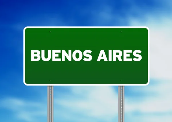 Znak autostrady buenos aires — Zdjęcie stockowe