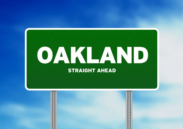 Oakland, california highway tecken — Stockfoto