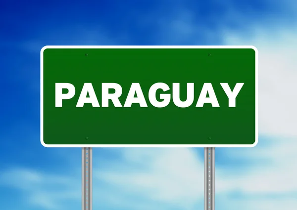 Paraguay dálniční známkou — Stock fotografie