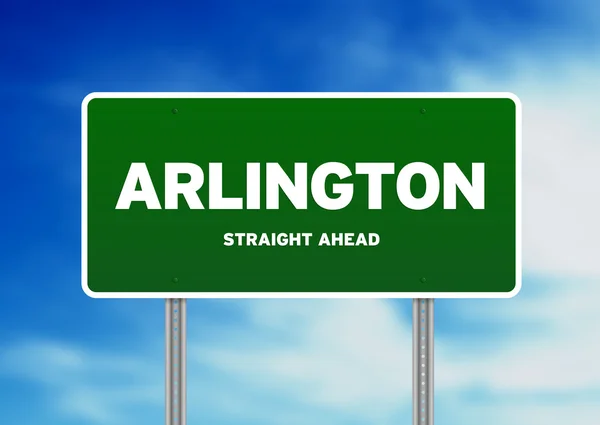 Señal de la autopista de Arlington —  Fotos de Stock