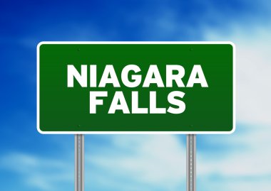 Niagara Falls Highway Sign clipart