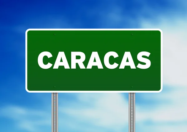 Υπογραφή αυτοκινητόδρομο Καράκας — Φωτογραφία Αρχείου
