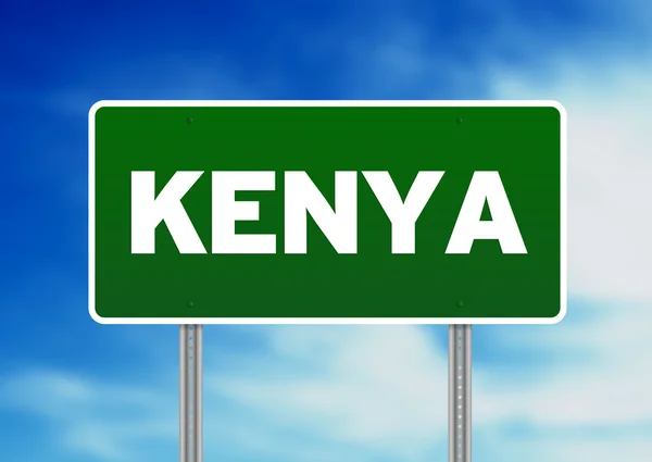 Señal de carretera de Kenia —  Fotos de Stock