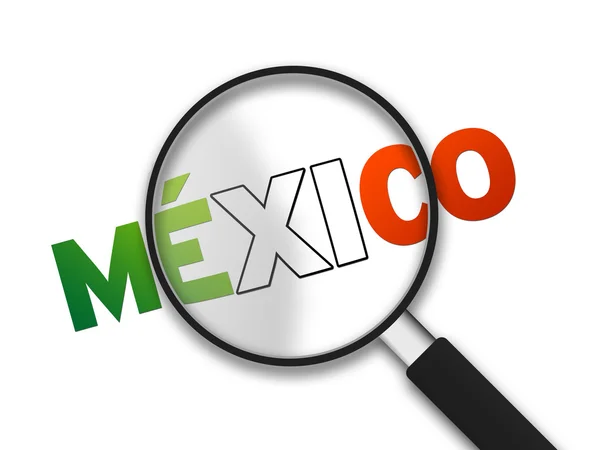 Magnifying Glass - Mexico — Stock Photo, Image