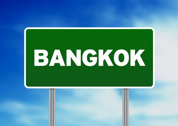 Bangkok Verkehrsschild — Stockfoto