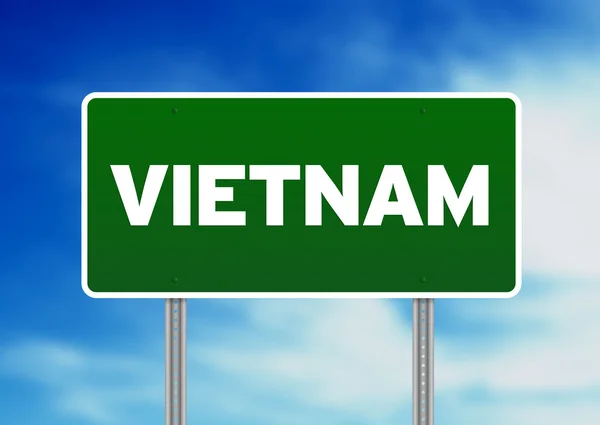 Vietnamesisches Verkehrszeichen — Stockfoto