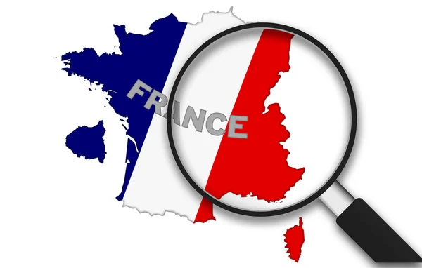 Ampliação - França — Fotografia de Stock