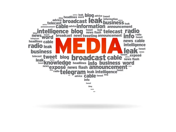 Burbuja del discurso - Medios de comunicación —  Fotos de Stock