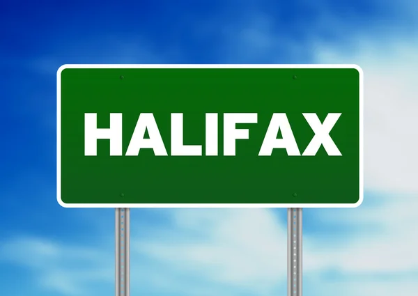 Halifax dopravní značka — Stock fotografie