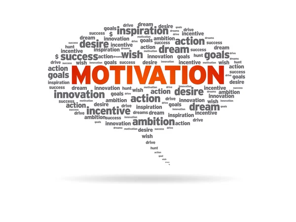 Pratbubbla - motivation — Stockfoto