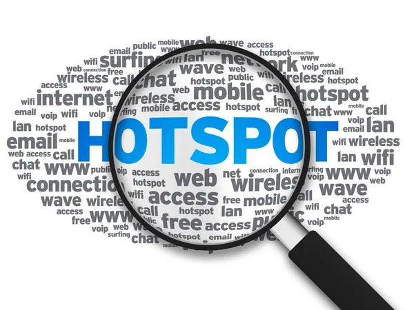 Lupa - Hotspot — Foto de Stock