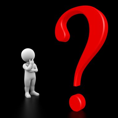 Big question mark - Bobby Series clipart