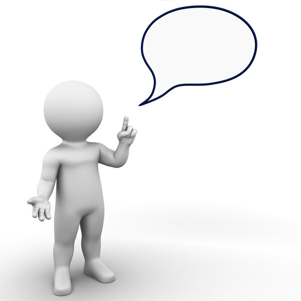 говорить пузырь
