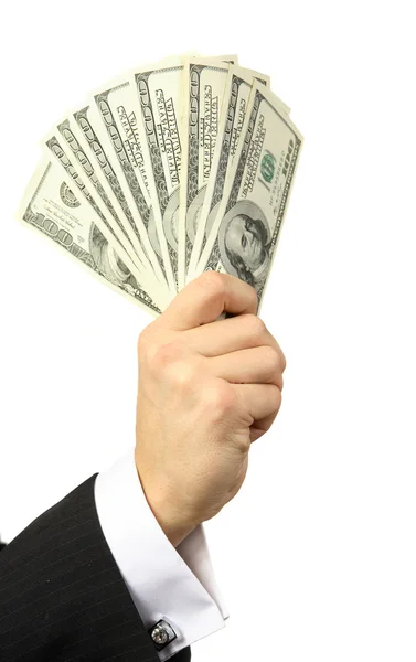 Business Finance Money in hand — Stock Photo, Image