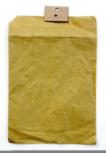 Questo è Brown Bag, un materiale di riciclo — Foto Stock