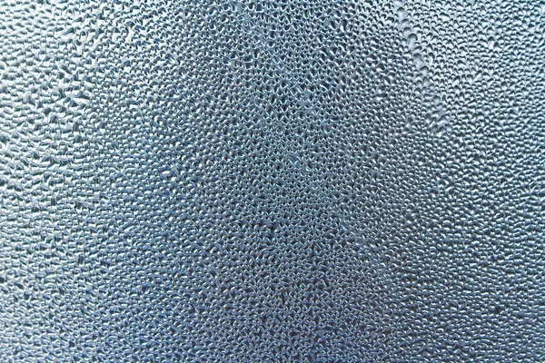 Abstract image of droplets of water condensation on metal — Stock Photo, Image