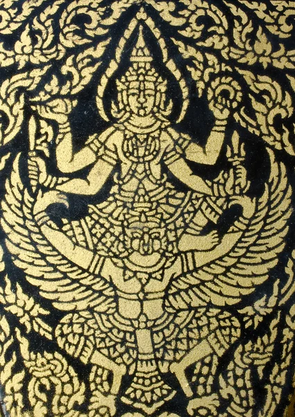 Thai painting "Narayana ride Garuda" — Stock Photo, Image