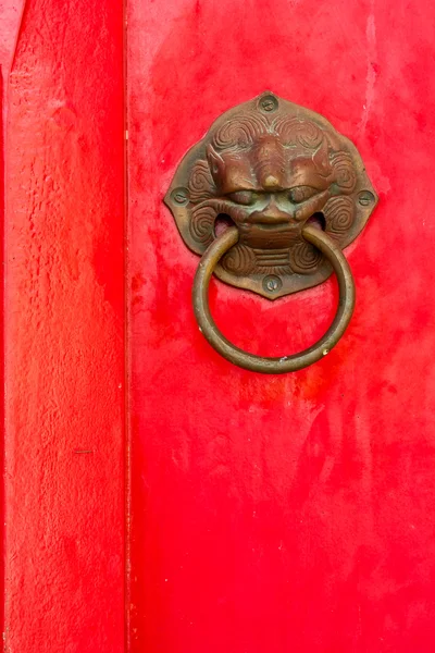 Chinese knock door style — Stock Photo, Image