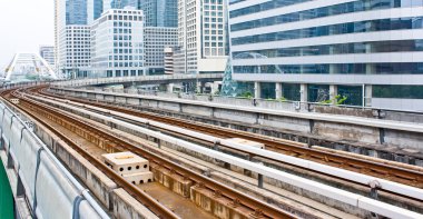 gökyüzü tren demiryolu hattı Bangkok