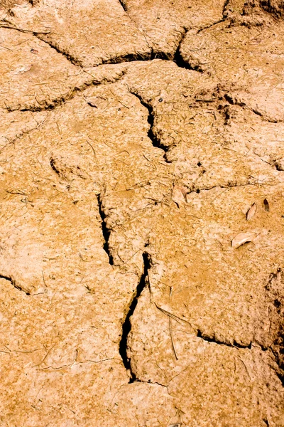 Textura seca del suelo marrón — Foto de Stock
