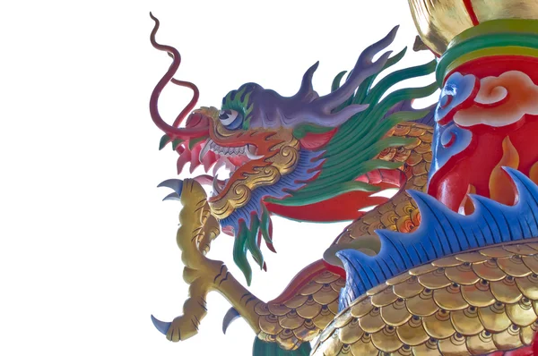 Estátuas de dragão coloridas — Fotografia de Stock