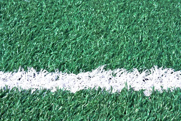 stock image Fake grass soccer field