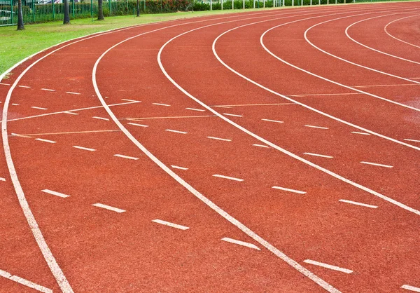 Curve of a Running Track — Stock Photo, Image