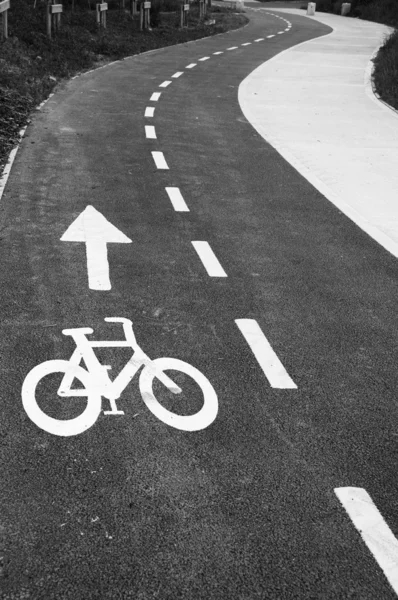 Caminho de bicicleta em dublin Fotos De Bancos De Imagens Sem Royalties
