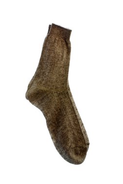 beyaz zemin üzerine çorap.