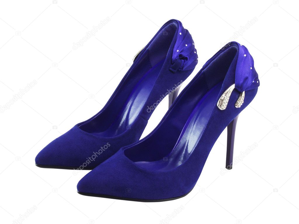 A Closeup of Dark Violet Stiletto Heel Shoes. Stock Image - Image of  closeup, glamorous: 249976181