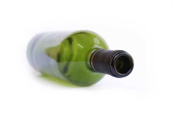 Point de vue bouteille de vin vert Soft Focus — Photo
