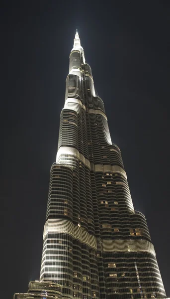 stock image Burj Khalifa in the night