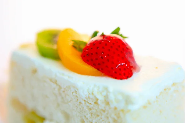 stock image Cake with Strawberry Kiwi and Orange