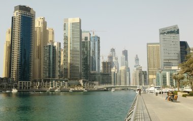 kasaba scape de yaz. panoramik sahne, dubai.