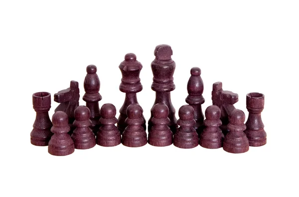 Schack isolerat på den vita bakgrunden — Stockfoto