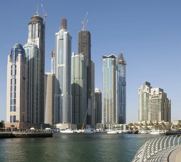 Місто пейзаж на літо. панорамний сцени, Дубаї. — стокове фото