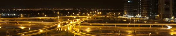 Estrada nocturna — Fotografia de Stock