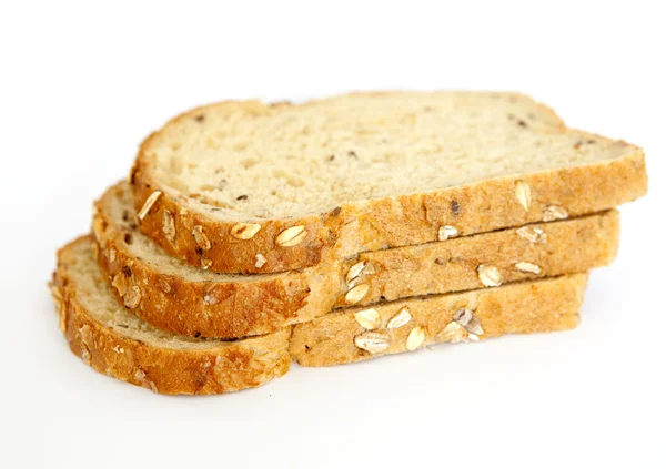 Chleb. trzy plasterki. — Zdjęcie stockowe