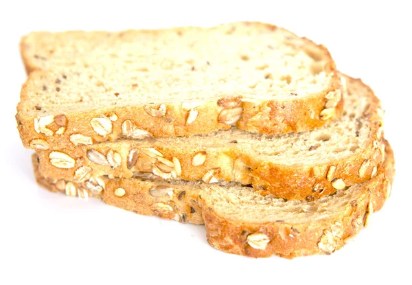 Chléb. tři výseče. — Stock fotografie