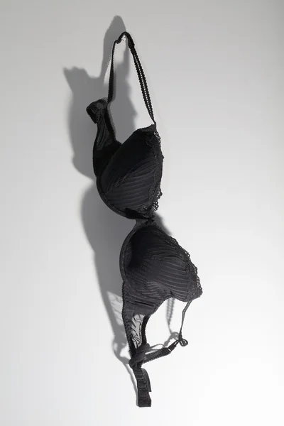 stock image Hanging black bra