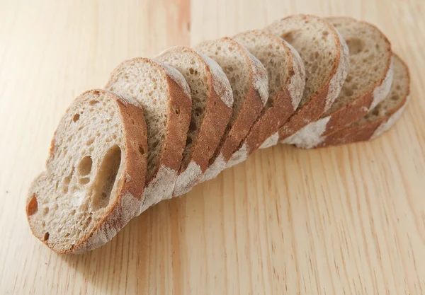 Pan fresco en rodajas — Foto de Stock