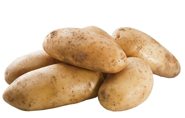 stock image Potatoes isolated on white background
