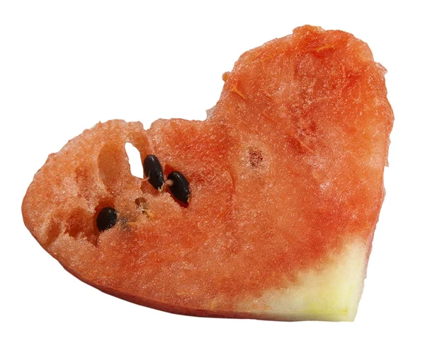 Heart from watermelon — Stock Photo, Image