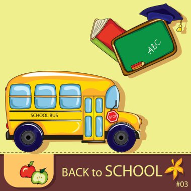 Colorful school background clipart