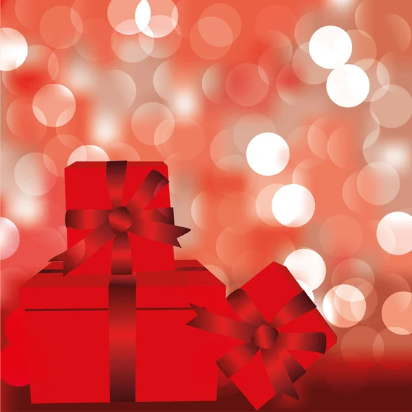Abstrakter Hintergrund mit Geschenkboxen — Stockvektor