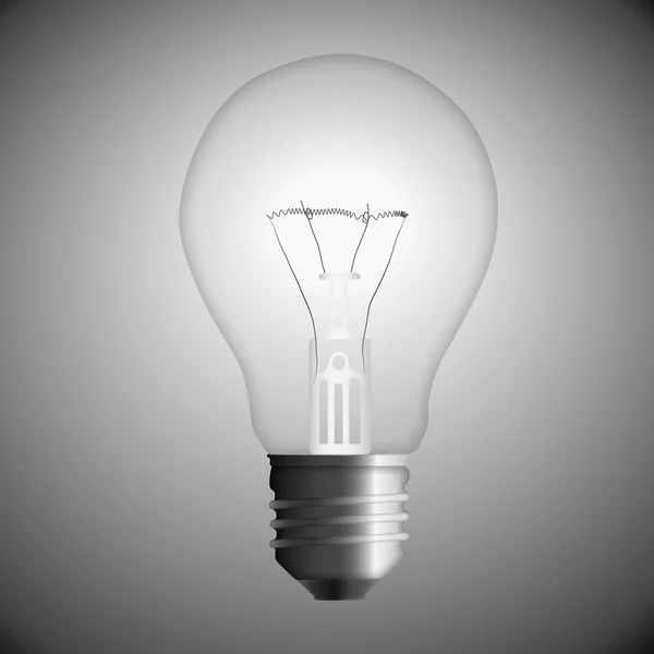stock vector Realistic light bulb